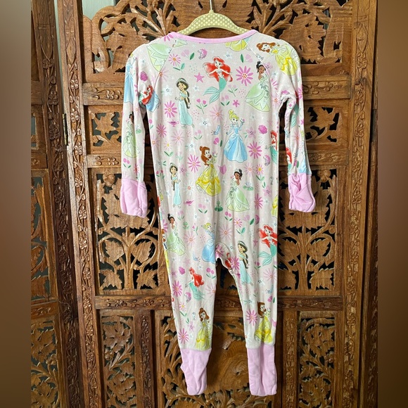 Little Sleepies OG Disney Princesses Pink 3-6 Month Zippy - Picture 2 of 6
